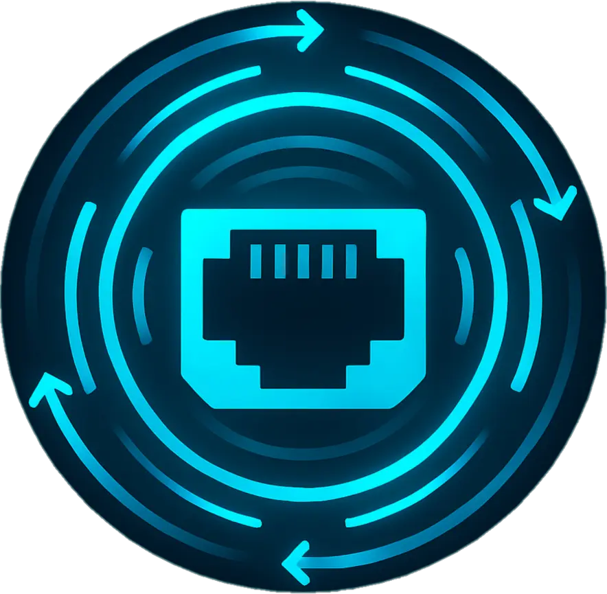 WarpPort application logo for C&C port testing